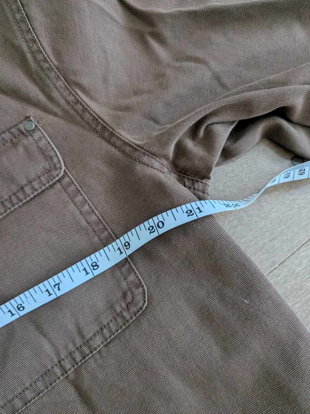 ONLY Women's Brown Field Jacket with Dark Corduroy Collar - Picture 4 of 4